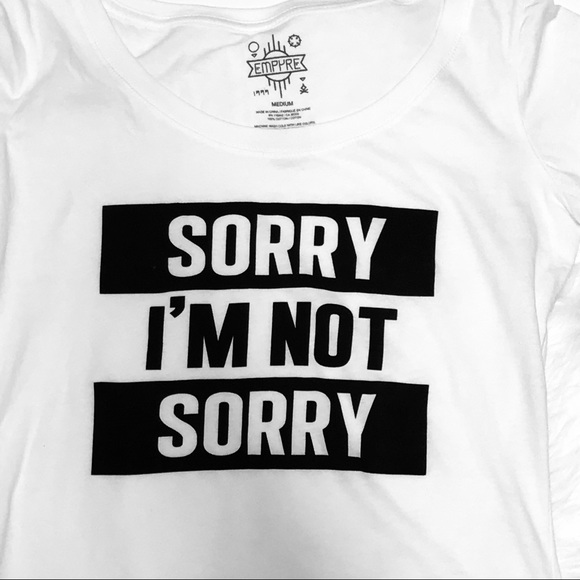 SORRY NOT SORRY 🤭 tee - Picture 4 of 4